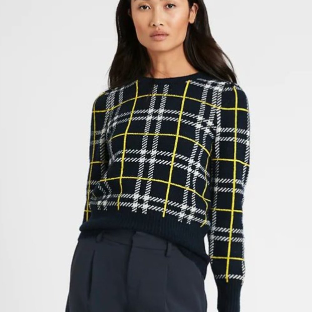 Banana Republic plaid sweater